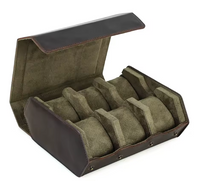 Boite rangement 6 montres Tona Marron