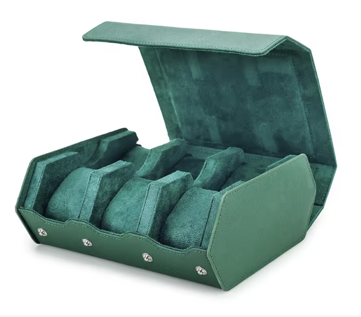 Boite rangement 6 montres Tona Vert
